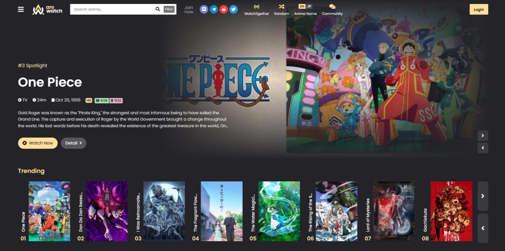 Anime catalog page displaying a series title, episode duration, release date, description, and related titles, illustrating the use of streaming metadata as a supporting reference.